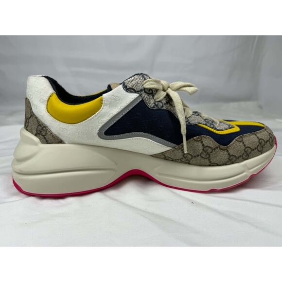 Men\'s Size 12.5 Gucci Rython Patch Work GG Web SPB-JB 366630 main image 13